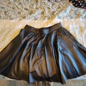 Torrid leather looking skirt